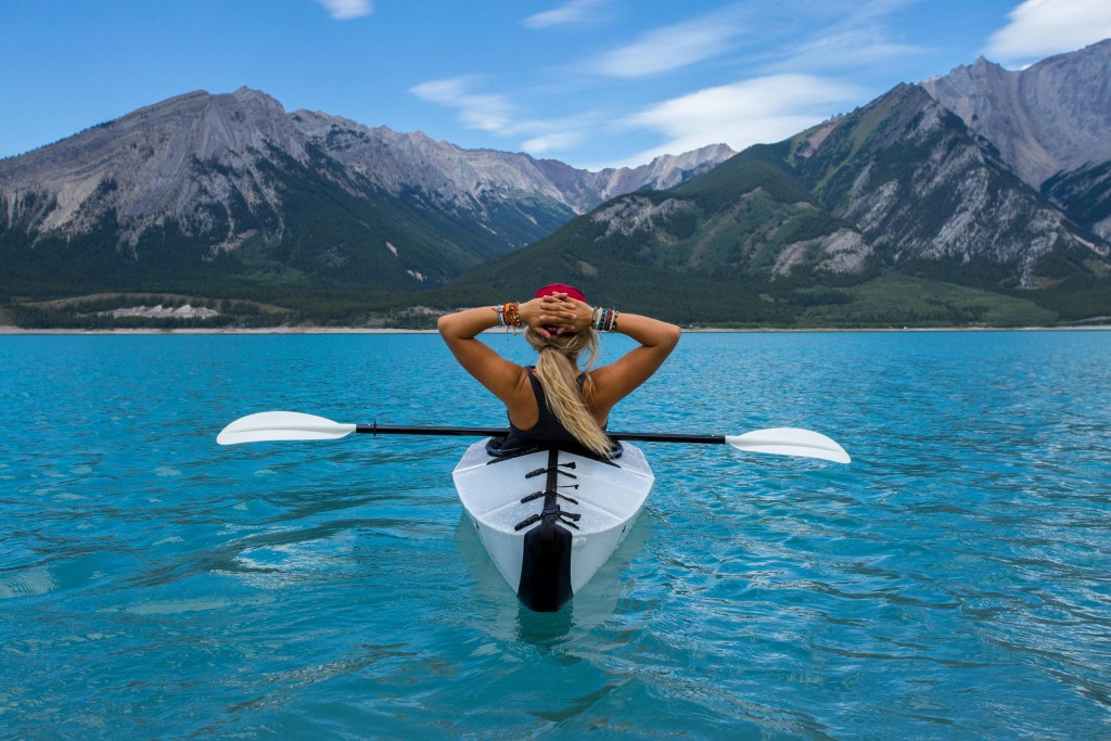 Photo of a kayaker